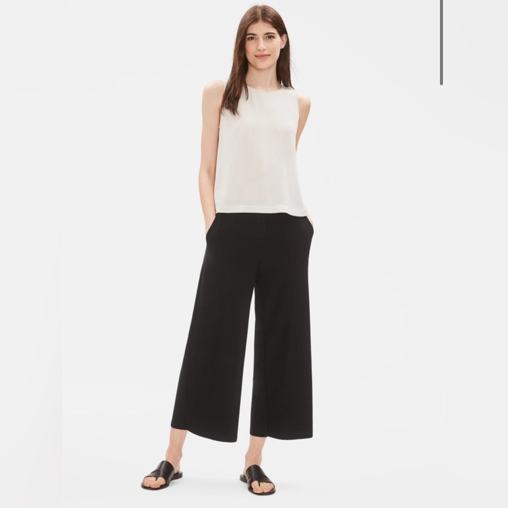Eileen Fisher Wide Leg Ankle Pants size 1X